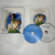Peter Pan Anniversary Edition Blu Ray Disc Complete w/ Slipcover Disney