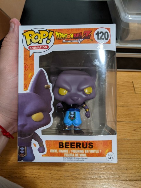 Funko Pop! Dragon Ball Z Flocked Beerus Figure - 514 for sale online | eBay