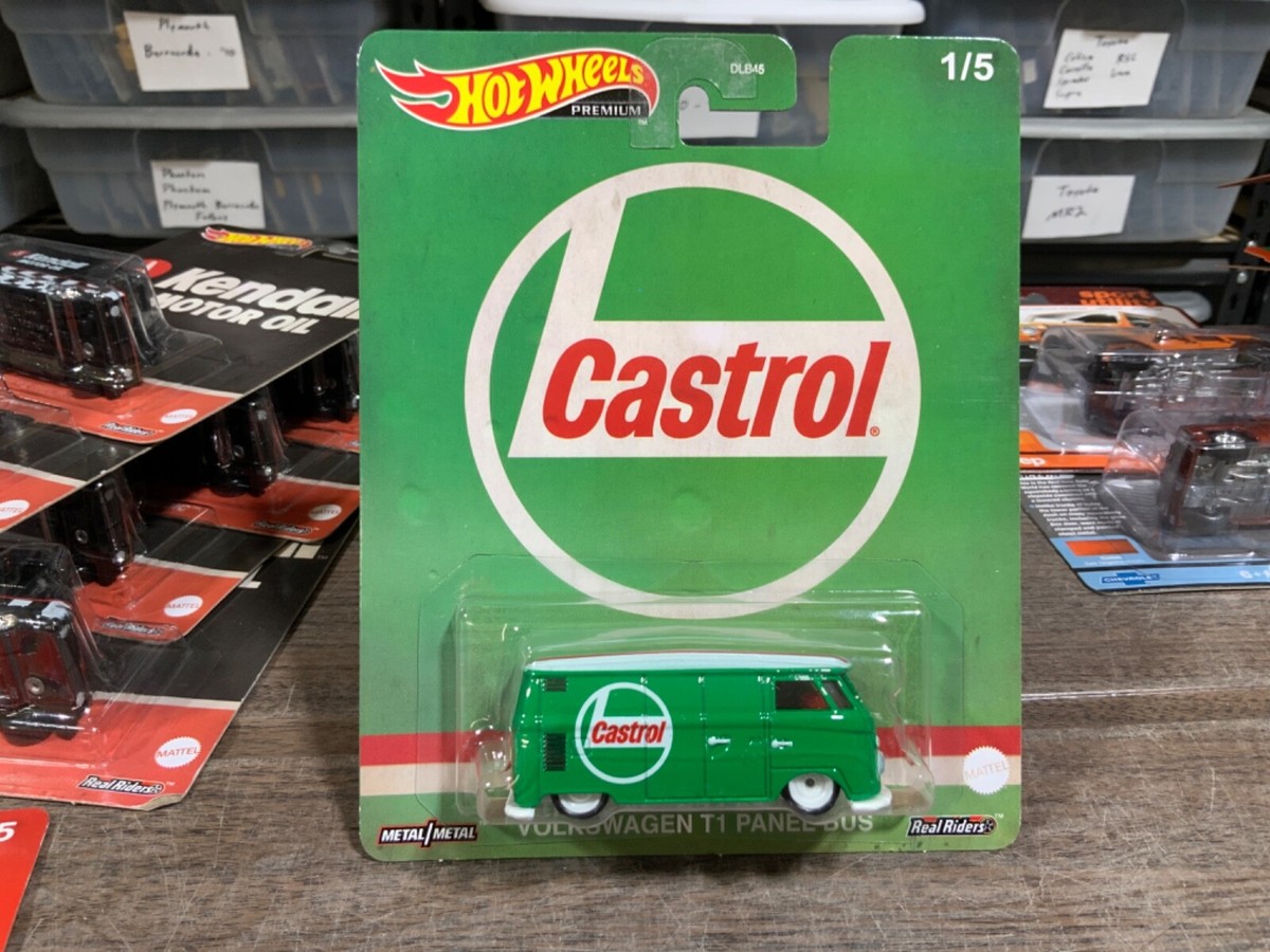 HOT WHEELS PREMIUM OIL SERIES 1/5 VOLKSWAGEN T1 PANEL BUS
