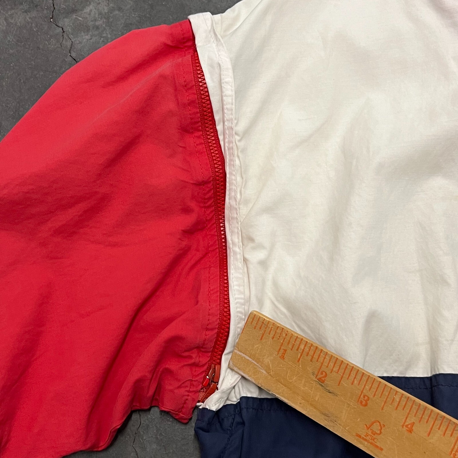 Taglia L Giacca a vento VINTAGE FILA uomo gilet multi convertibile zip