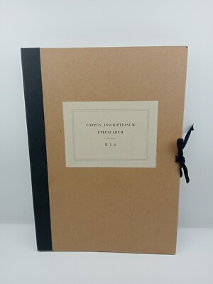 Corpus Inscriptionum Etruscarum - Sectionis I - Fasciculum 4