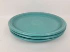 Fiestaware Dinner Plates Set of 3 Turquoise Blue Green Homer Laughlin Fiesta