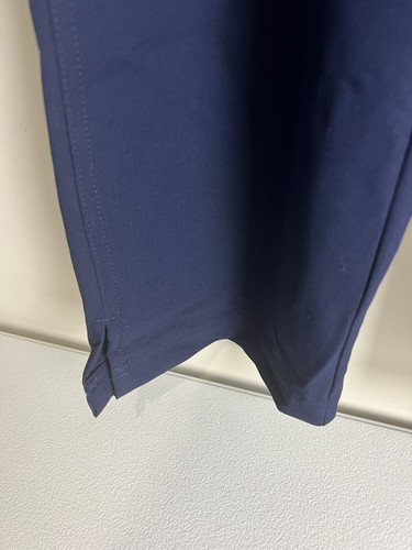 2Pcs Scrub Lab Womens Medical Scrub Nurse Uniform Top + Pant Size M Navy New - Picture 9 of 12