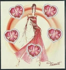 France from 2003 ** MNH MiNo.3677 miniature sheet - greeting stamps - clover!