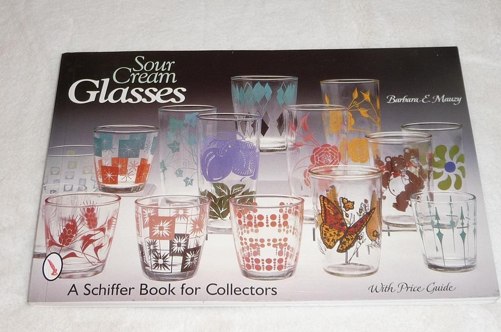 Vintage Barbara E. Mauzy Sour Cream Glasses Set