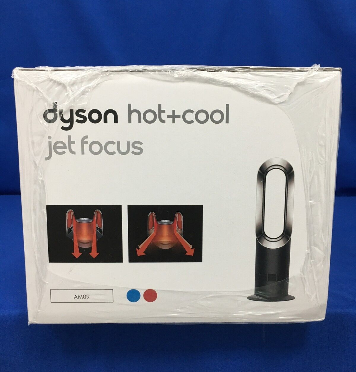 Dyson AM09 Hot+Cool Jet Focus Fan Heater - Black/Nickel Dyson AM09 Hot+Cool Jet Focus Fan Heater - Black/Nickel