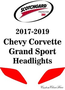 3M Scotchgard Paint Film Pro Series 2015 2016 2017 2018 2019 Chevy Corvette Z06