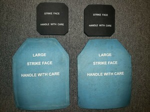 Pair of Large plates esapi sapi APM2 Pair Lvl III+ including Msapi side