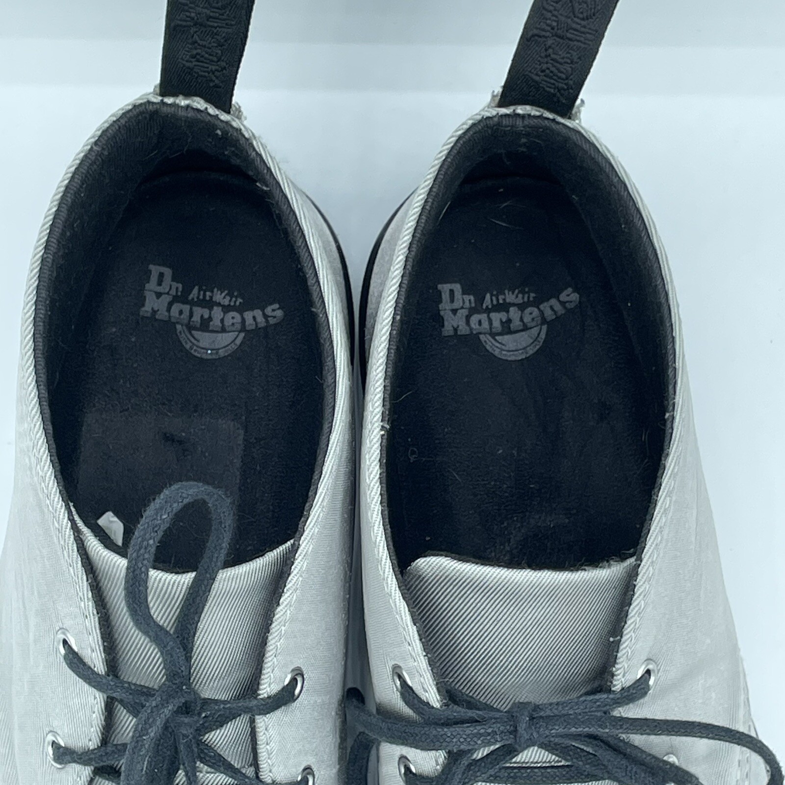 Dr Doc Martens Women's Daytona Boots US 9  Silver Nylon Lace Up Chukka Bootie thumbnail 9