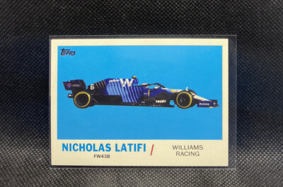 2021 Topps Formula 1 Nicholas Latifi FW43B #T61-NL Williams Racing F1 Card 