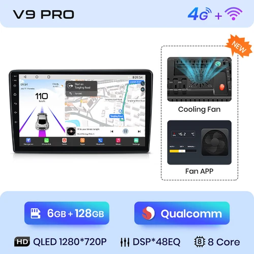 128G 8 Kern CarPlay Android Autoradio GPS Navi für Opel Astra H Zafira B 2004-14 - Bild 3 von 14