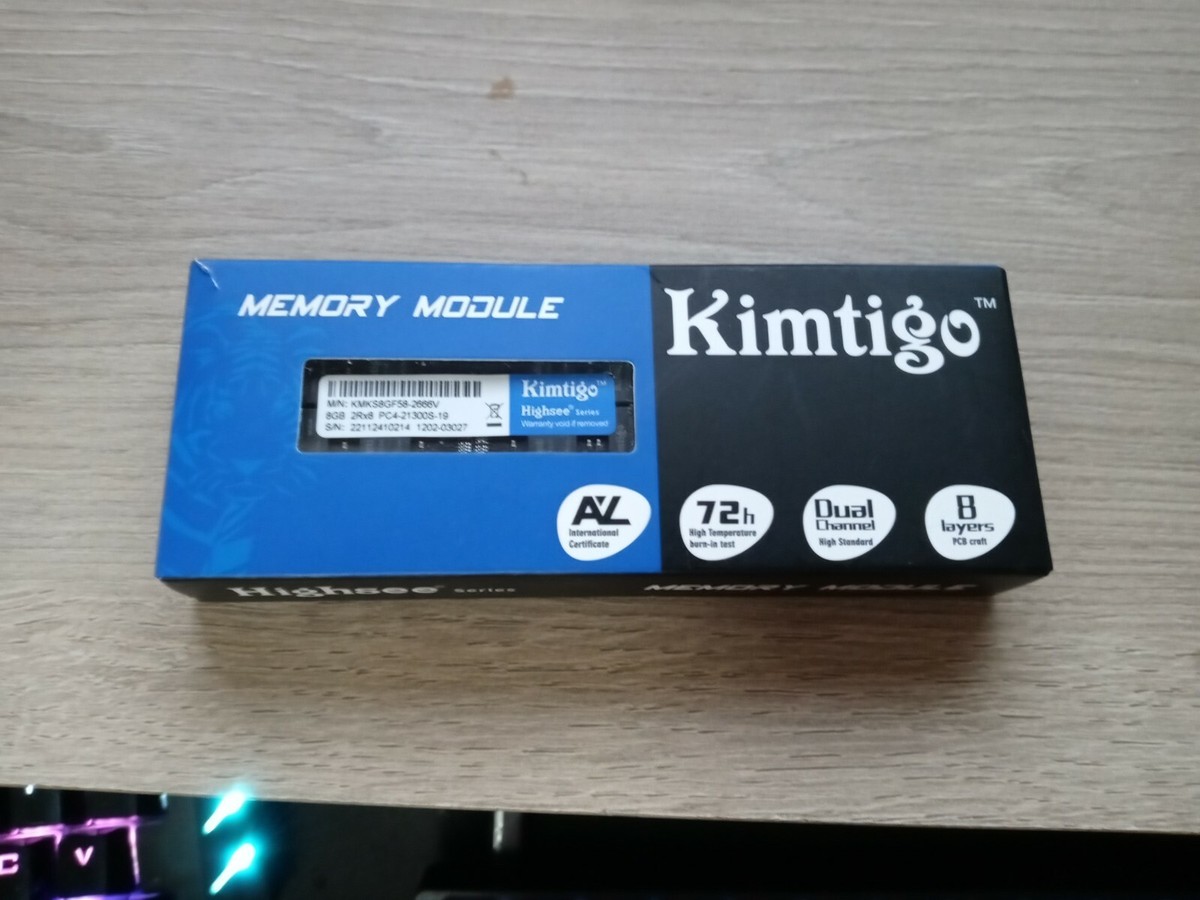 Kimtigo Ram Laptop 4gb Ddr4 2666mhz Kimtigo 4/8GB Kits DDR4