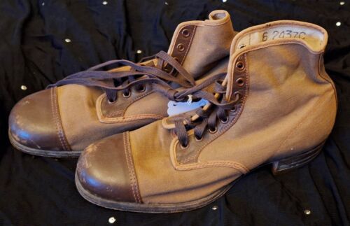 PHYLLIS DILLER Military Style Ankle Boots From Her Estate Sale W/Photos Wearing - Picture 2 of 4