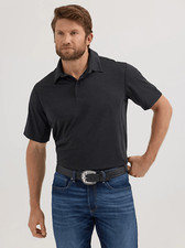 Men's Wrangler Performance Polo Shirt Black - 112359339