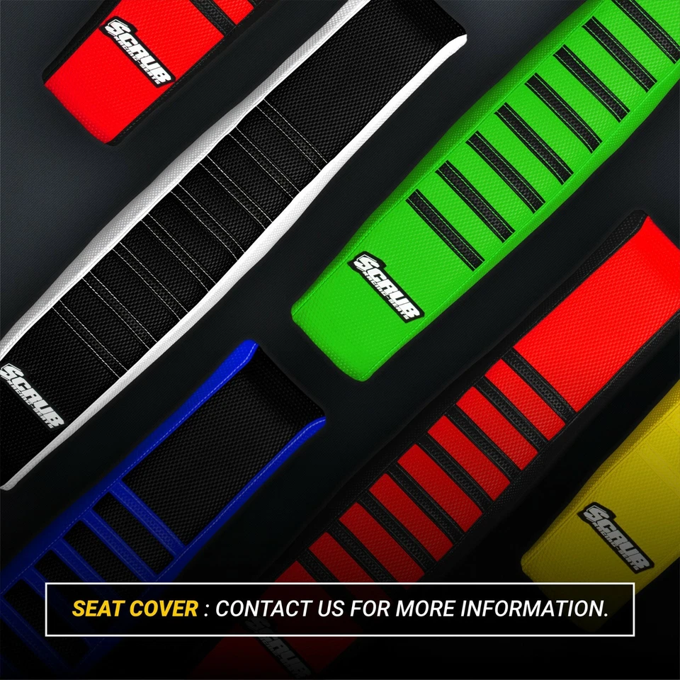 Kit de carrocería de plástico negro/blanco/amarillo/verde Suzuki DRZ400E Enduro 1999-2024 Foto 3 de 4