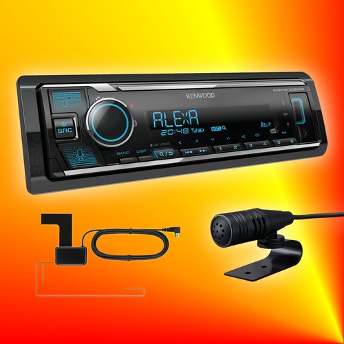 Kenwood KMMBT506 DAB+ Autoradio DABAntenne Mikrofon Bluetooth Alexa