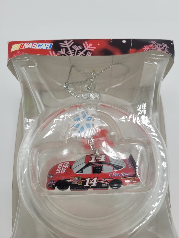 2010 TONY STEWART #14 NASCAR RACE CAR CHRISTMAS ORNAMENT COLLECTIBLE NEW