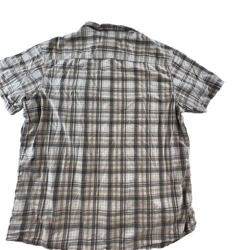 Columbia Mens Multicolor Plaid Short Sleeve Button Up Pocket Shirt Size L - Picture 8 of 9