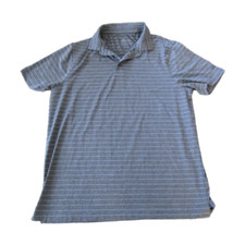 Champion Golf Pullover Polo Shirt Mens XL Purple Striped Short Sleeve Collared