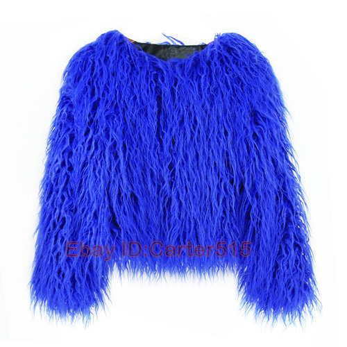 Women's Faux Fur Lamb Wool Coat 