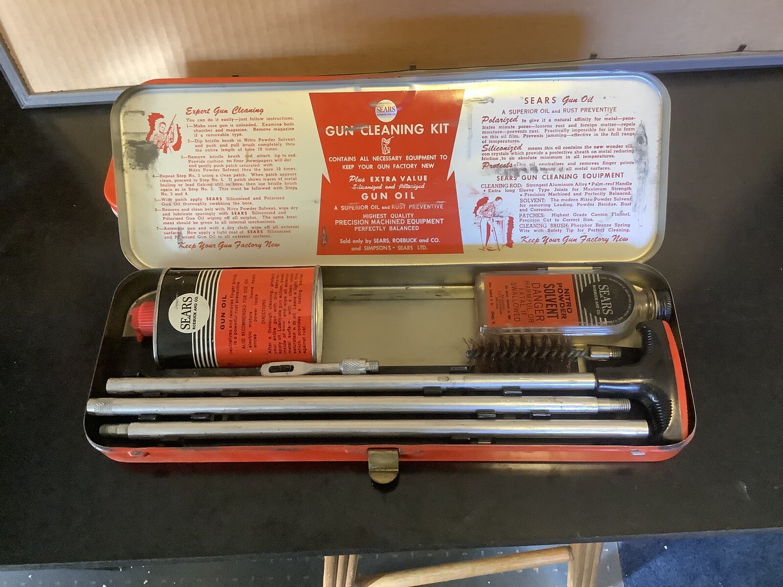 Vintage Sears And Roebuck Gun Cleaning Kits eBay