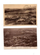 LOT DE 2 CPA CAMP MILITAIRE D'AVORD (18)