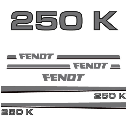 Fendt 240, 250, 260, 270, 275, 280 K P S V Naklejka na ciągnik - Zdjęcie 5 z 30
