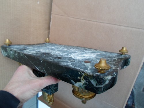 Amazing Huge FRENCH EMPIRE Marble & Gilded Bronze Massive Inkwell 7.5kg mid. 19c - Picture 11 of 12