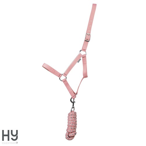 Collar de cabeza y cuerda de plomo Synergy de Hy Equestrian - herrajes plateados - ajustables - Imagen 27 de 33