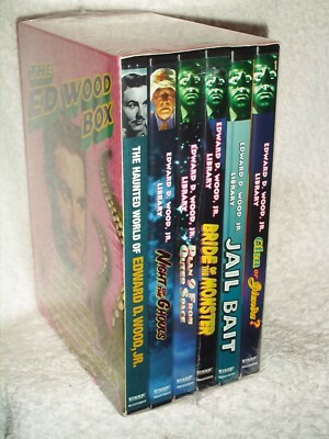 The Ed Wood Box (DVD, 2008, 6-Disc) cult classics 50s B The Ed Wood Box (DVD, 2008, 6-Disc) cult classics 50s B