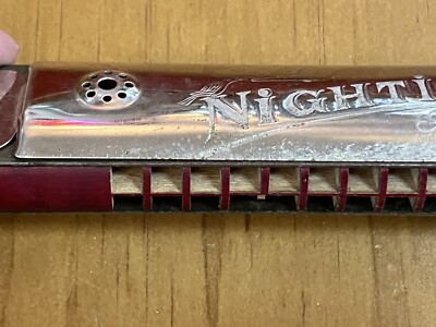 Nightingale Finest Quality Germany/US Harmonica Silver Tone | eBay