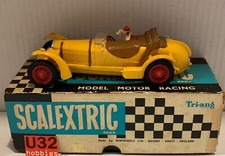 Slot Car Scalextric C-65 Alfa Romeo 8C Jaune France Avec Boîte