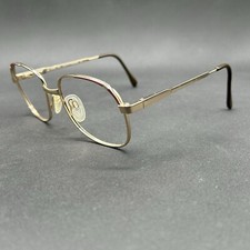 Luxottica Sandra Eyeglasses Frame Gold Pink 52-17-130 Used