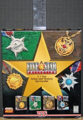 "FIVE STAR COLLECTION" 4 Game PC Game Bundle Strategic Simulations Inc Vint 1997 - Picture 3 of 7