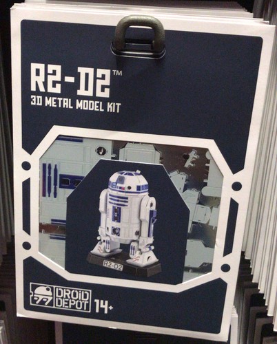 Disney Parks Star Wars R2-D2 Droid Factory Metal Model Kit 3D Galaxy Edge New - 第 3/3 張圖片
