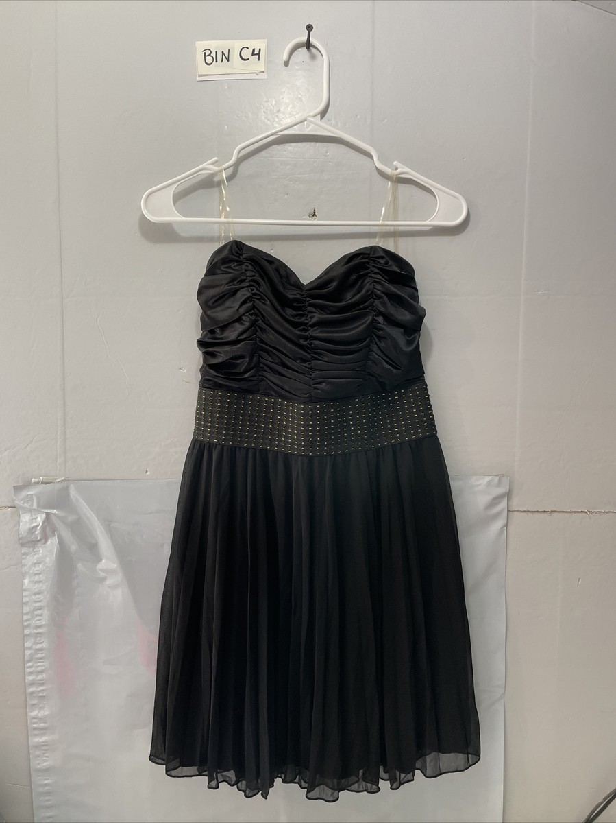 My Michelle Black Strapless Black Sweetheart Mini Dress women's size M | eBay My Michelle Black Strapless Black Sweetheart Mini Dress women's size M | eBay