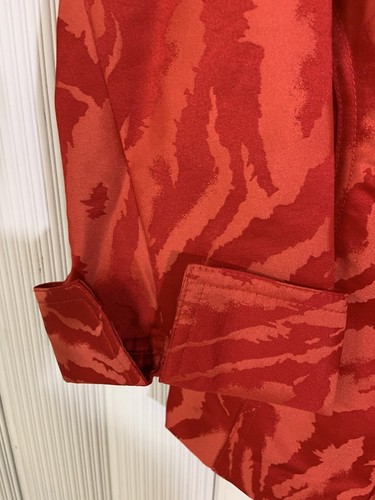 NWT Erin London Red Zebra Stripe Women’s Jacket Size L , 3/4 Sleeves - Picture 4 of 10