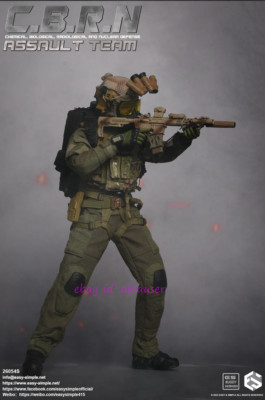 Easy&Simple 26054S 1/6 Cbrn Comart Control Team Action Figure Toy Model In Stock