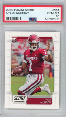 Graded 2019 Panini Score Kyler Murray #384 Rookie RC Football Card