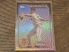 2024 Topps #213 Camilo Doval Easter Holiday Foil Nmmt