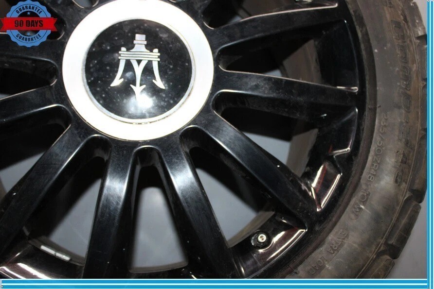 13-15 Maserati Ghibli Alloy Wheel Rim W/Tire Set of 4 7.5 X 18'' 670010977 OEM