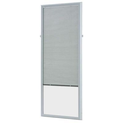 ODL Door Blinds 66.75''Hx24.75''Wx2''D Enclosed Aluminum Cordless Slide White