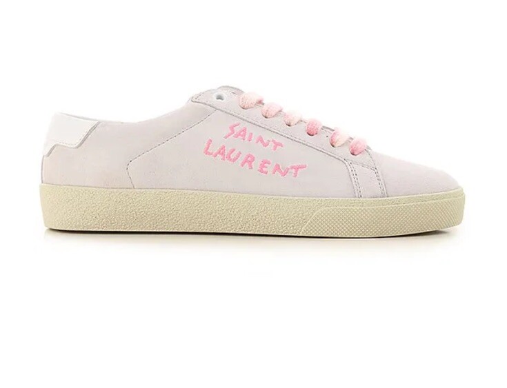 SAINT LAURENT Sneakers classiche corte scamosciate invecchiate 38 $775