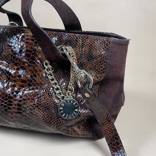 Borsa Russell & Bromley Messenger tracolla pelle scamosciata borsa a mano tartaruga - Foto 2 di 10