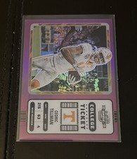 2023 Panini Chronicles Draft Cedric Tillman RC College Ticket /49 Purple Browns