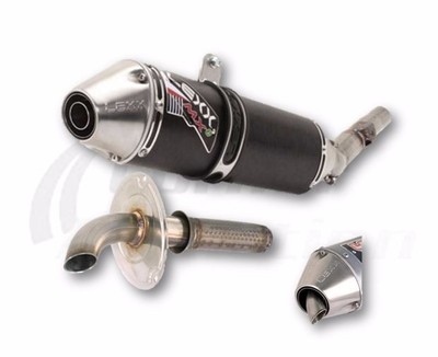 Lexx MXe Slip On Exhaust w// Mid Pipe /& Trail Saver Quiet Core Raptor 660 01-05