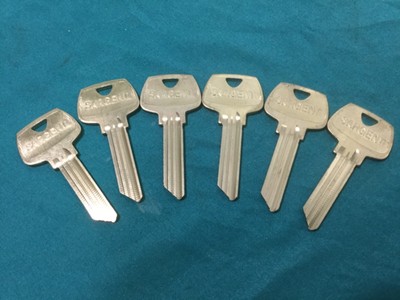 Pkg of 10 Sargent 6 Pin Key Blank 6275 LL Keyway Factory Original