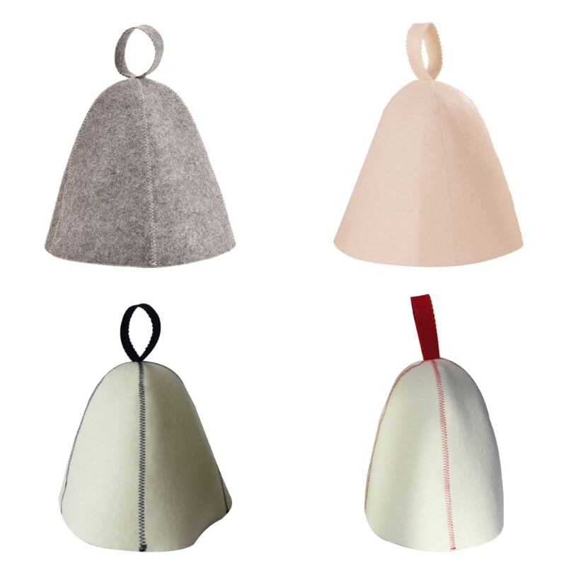Wool Felt Sauna Hat Anti-Heat Men Women Valentine s Day Present