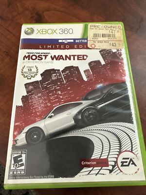Need for Speed: Most Wanted (Microsoft Xbox 360, 2012) complete and tested