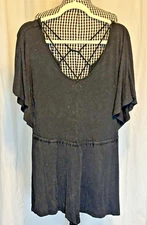 American Eagle Black space dye Shorts romper Pockets Super Stretchy  Size XS